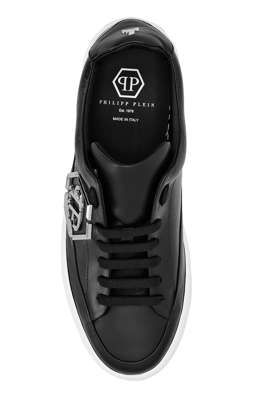 фото Базовые кеды с монограммой philipp plein