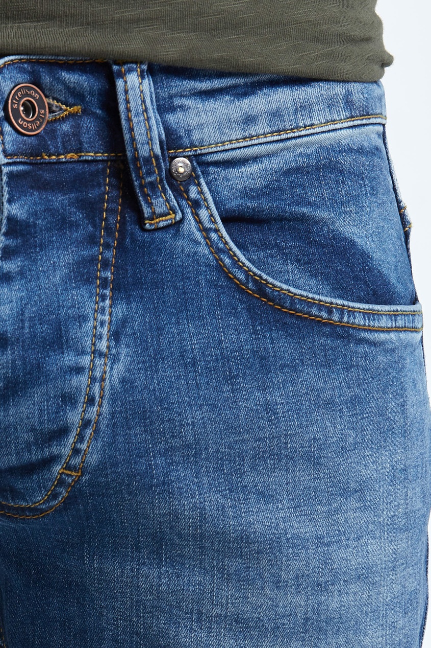 фото Синие джинсы зауженного кроя strellson