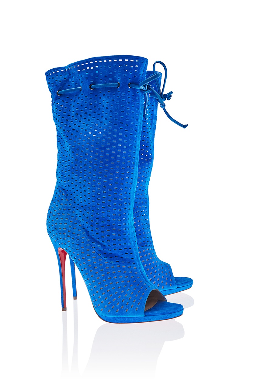 фото Замшевые сапоги Jennifer 120 Christian louboutin