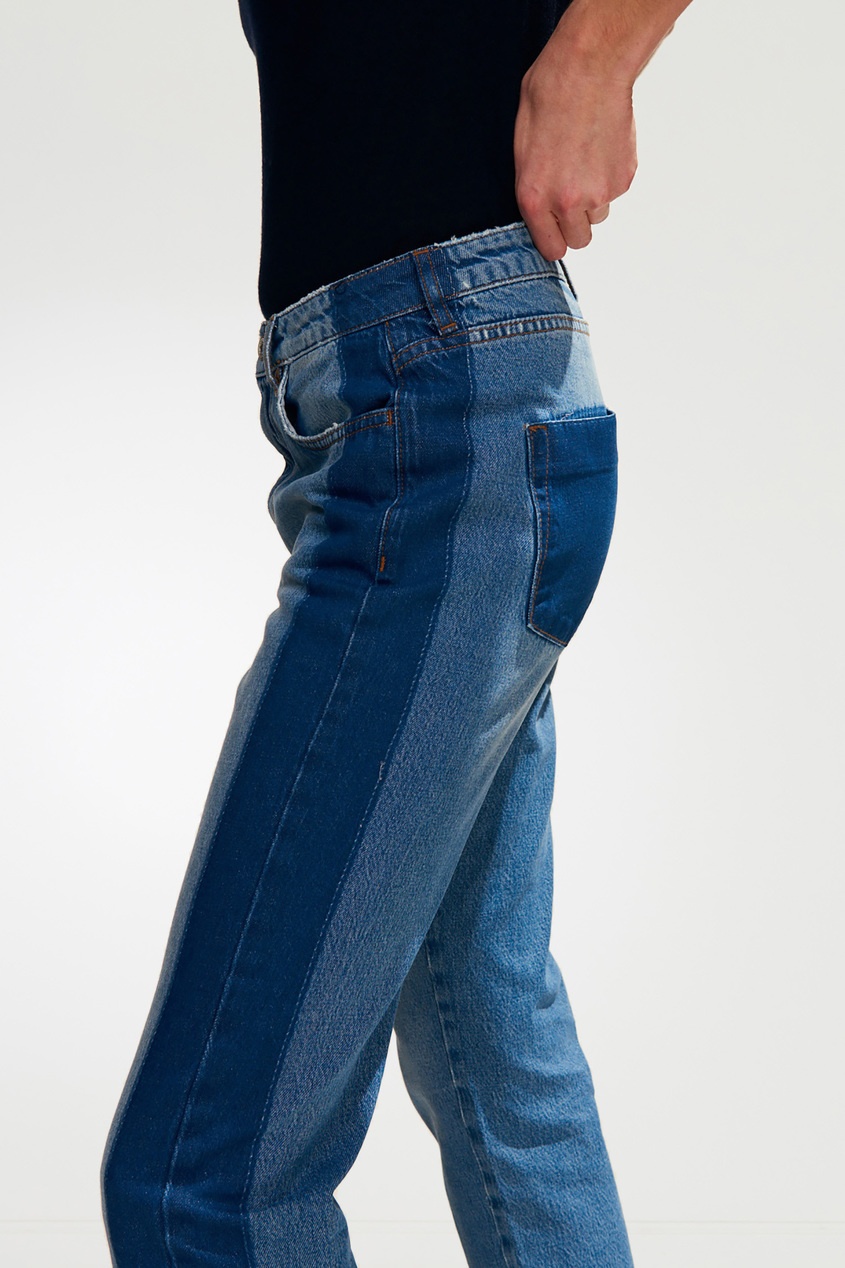 фото Двухцветные джинсы с лампасами claudie pierlot