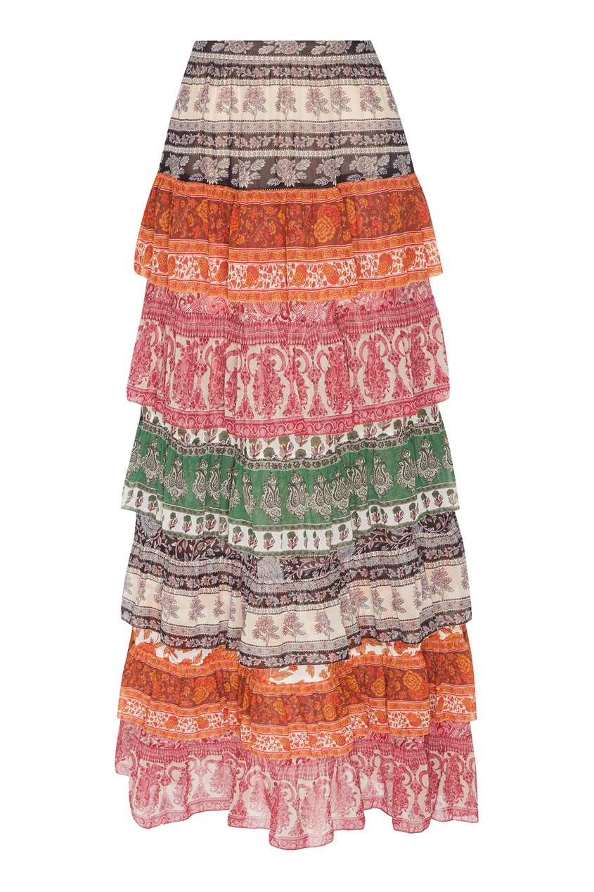 фото Разноцветная юбка макси amari zimmermann