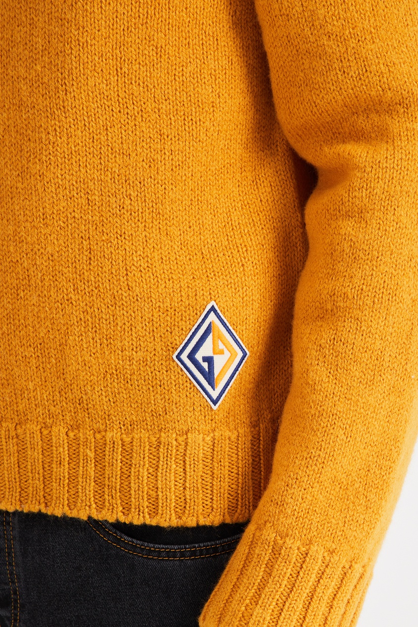 фото Ярко-желтый пуловер gucci