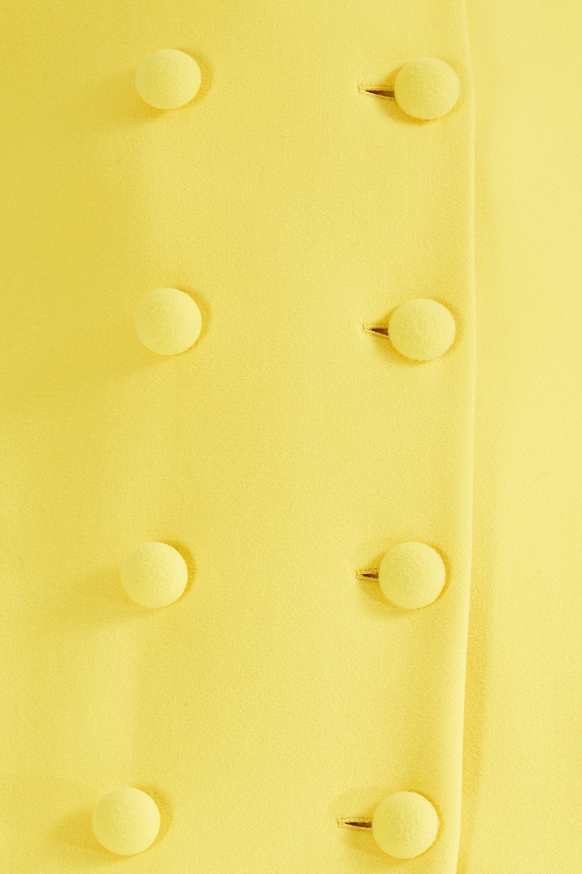 фото Желтое шерстяное пальто Gucci