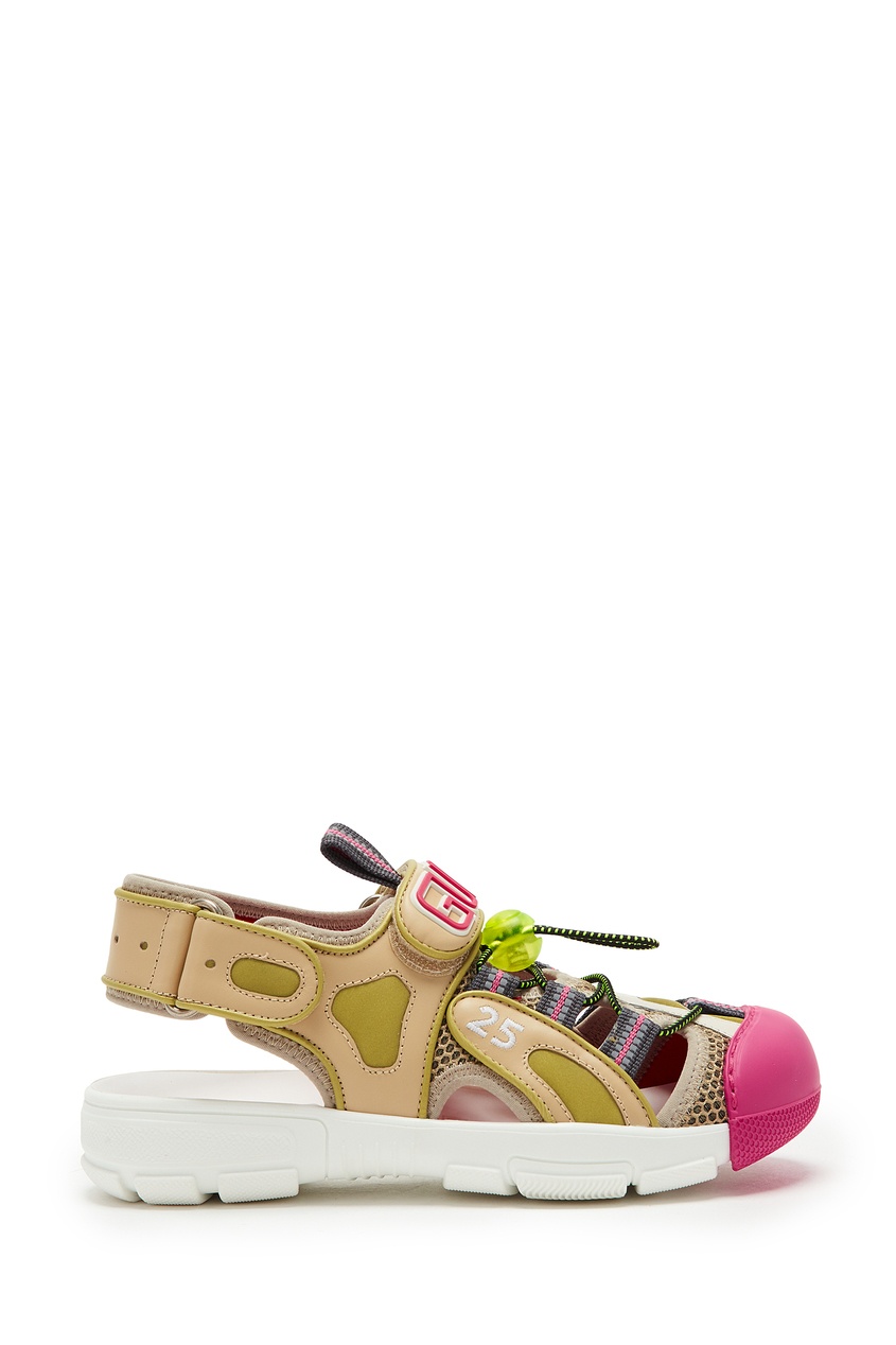 фото Комбинированные сандалии-сникеры Gucci