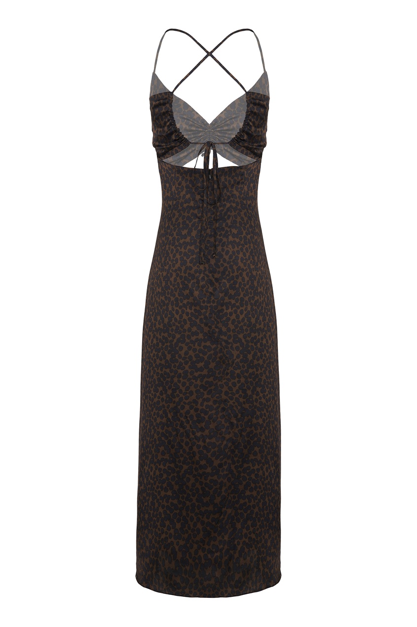 фото Леопардовое платье-комбинация sorelle