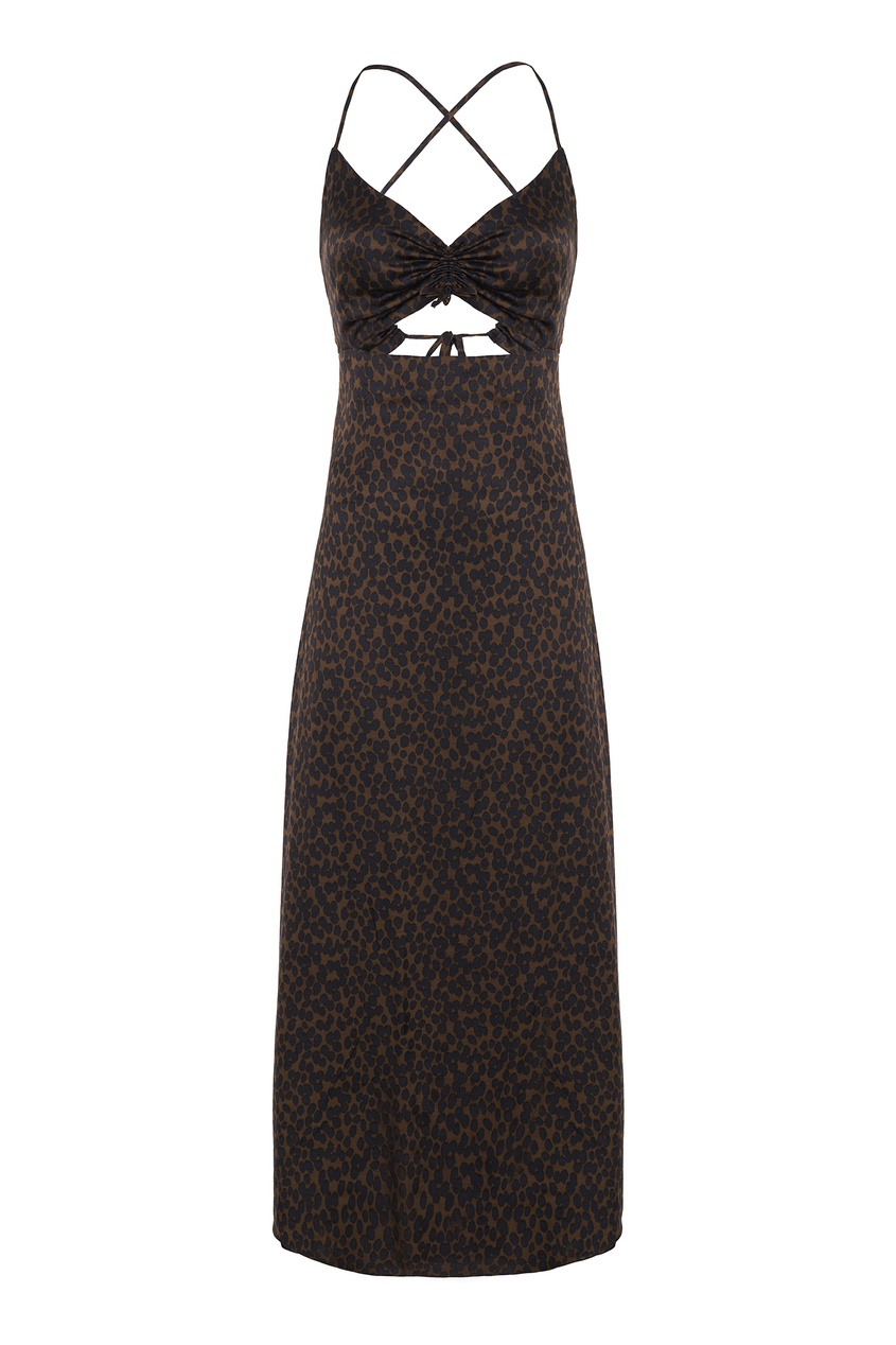 фото Леопардовое платье-комбинация sorelle