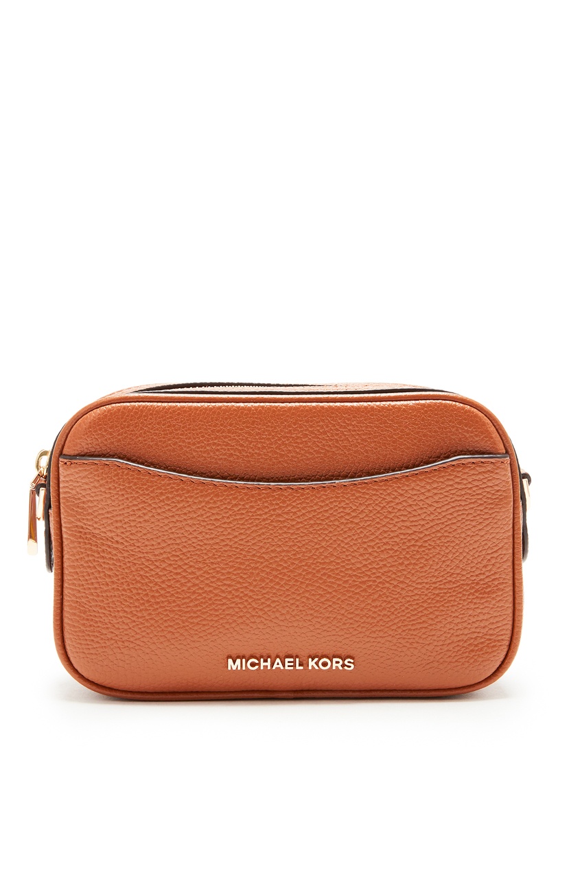 фото Коричневая сумка Crossbodies из кожи Michael michael kors