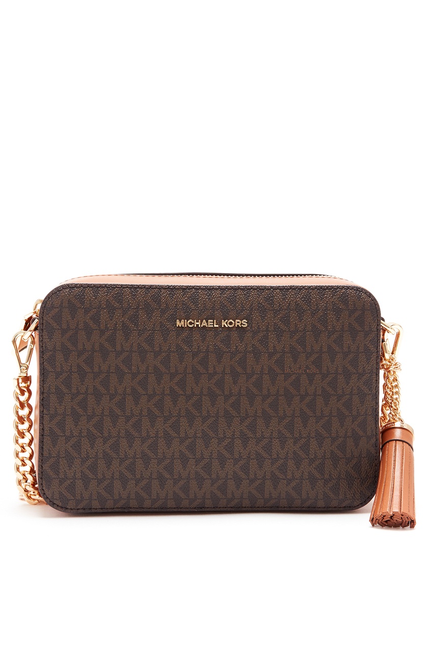 фото Прямоугольная сумка Crossbodies с монограммами Michael michael kors