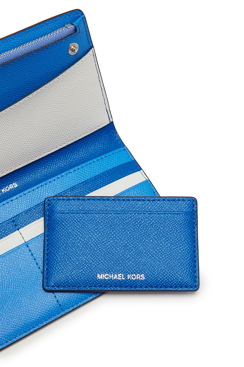 фото Синяя визитница Money Pieces Michael michael kors