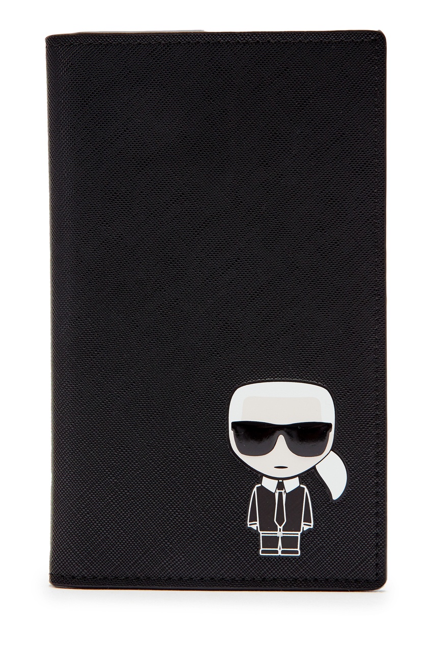 

Кошелек с контрастной отделкой, Черный