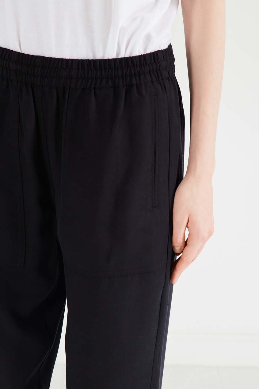 фото Черные брюки с накладными карманами Calvin klein