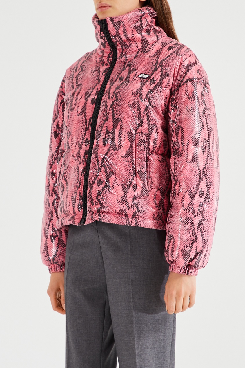 фото Розовая куртка с узором Msgm
