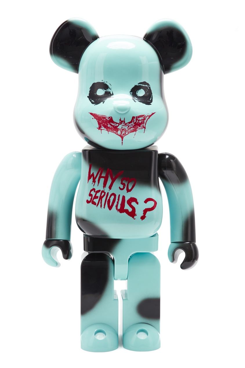 фото Статуэтка для интерьера Bearbrick The Joker Why So Serious Version 1000% Medicom Toy x DC Comics