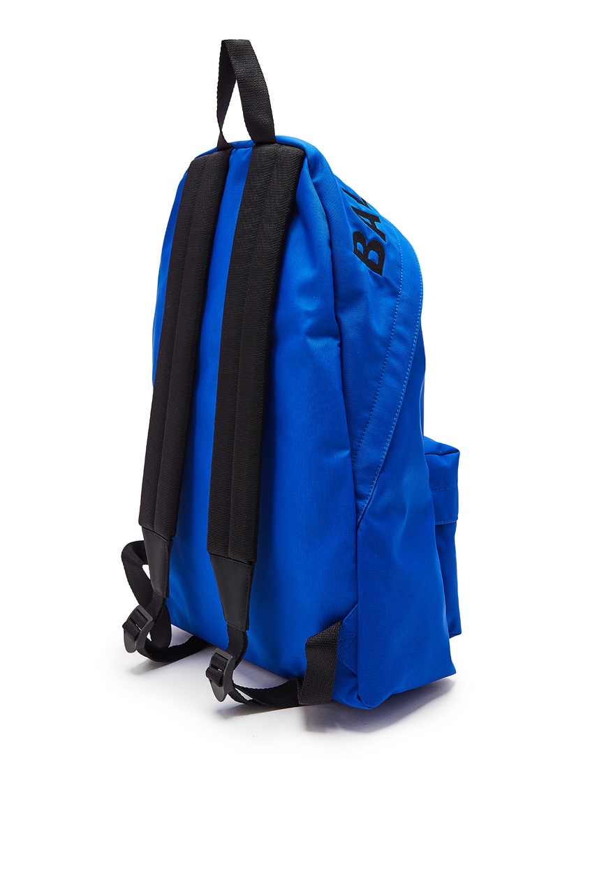 фото Синий рюкзак с логотипом wheel balenciaga