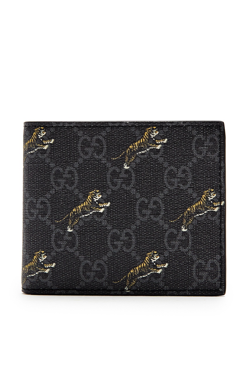 фото Бумажник с мотивом GG и тиграми Gucci man