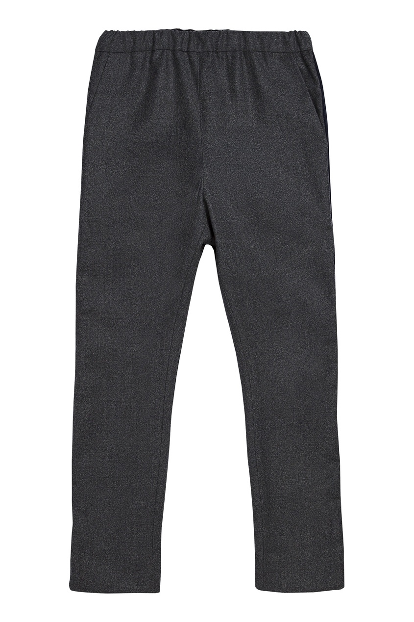 фото Черные брюки с эластичным поясом bonpoint