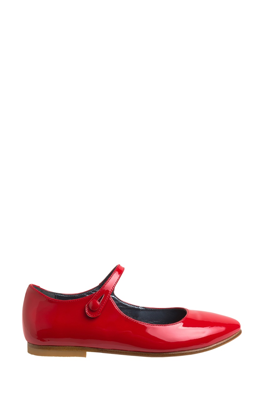 фото Красные туфли с ремешками bonpoint