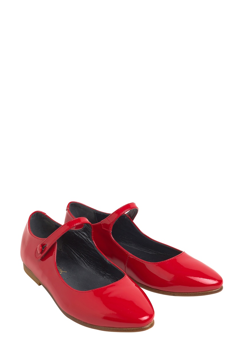 фото Красные туфли с ремешками bonpoint