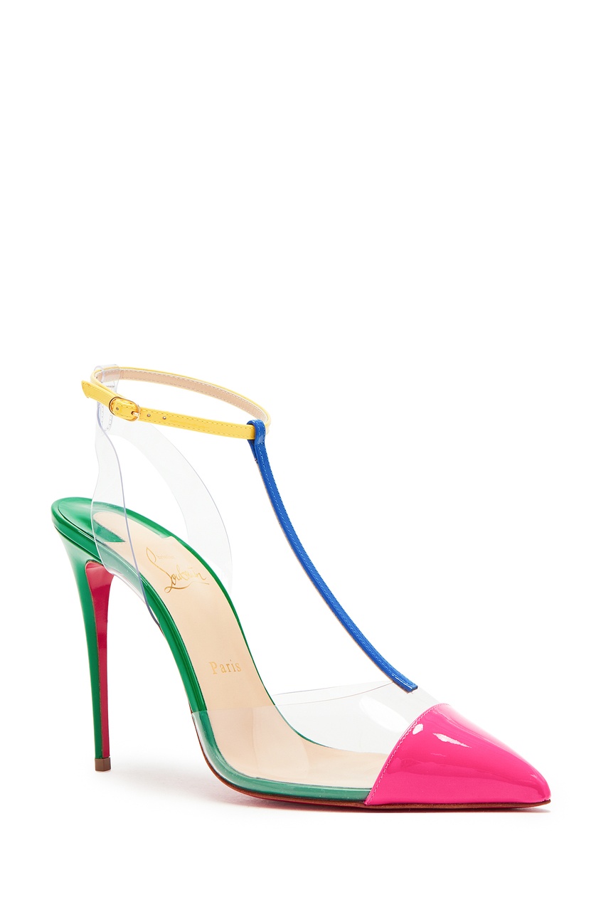 фото Разноцветные туфли Nosy 100 Christian louboutin