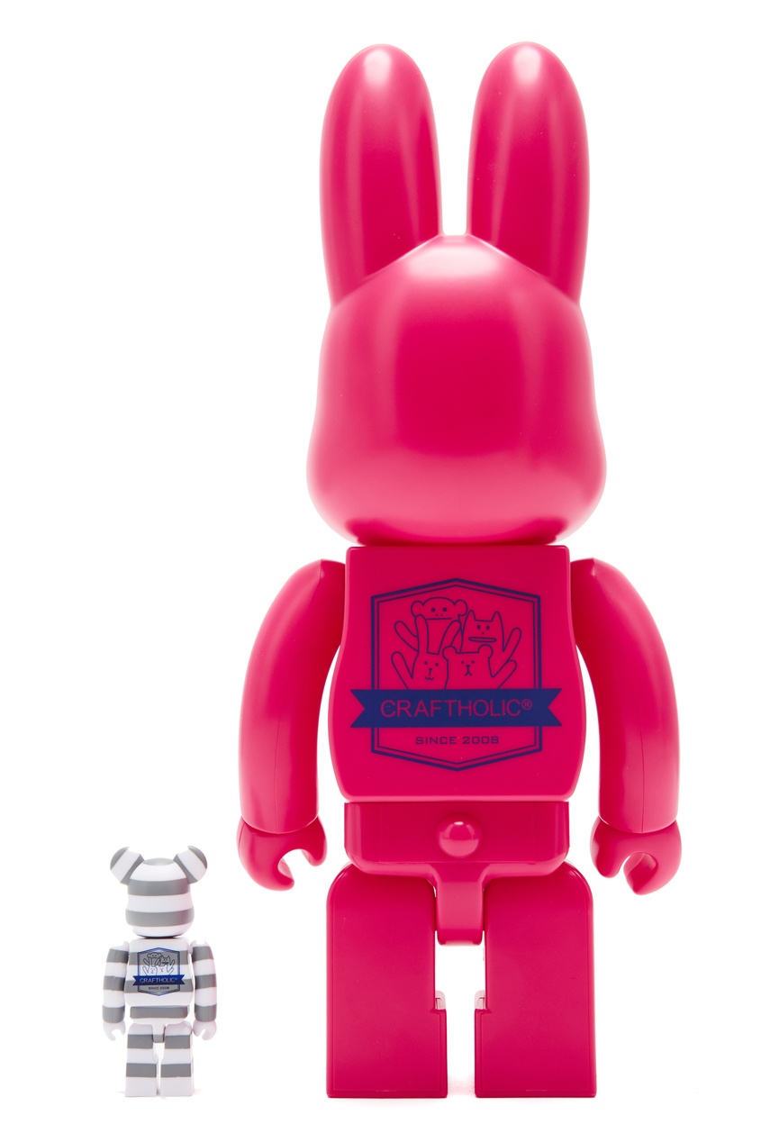 фото Статуэтки для интерьера Bearbrick 100% & Rabbrick 400% Medicom Toy x Craftholic