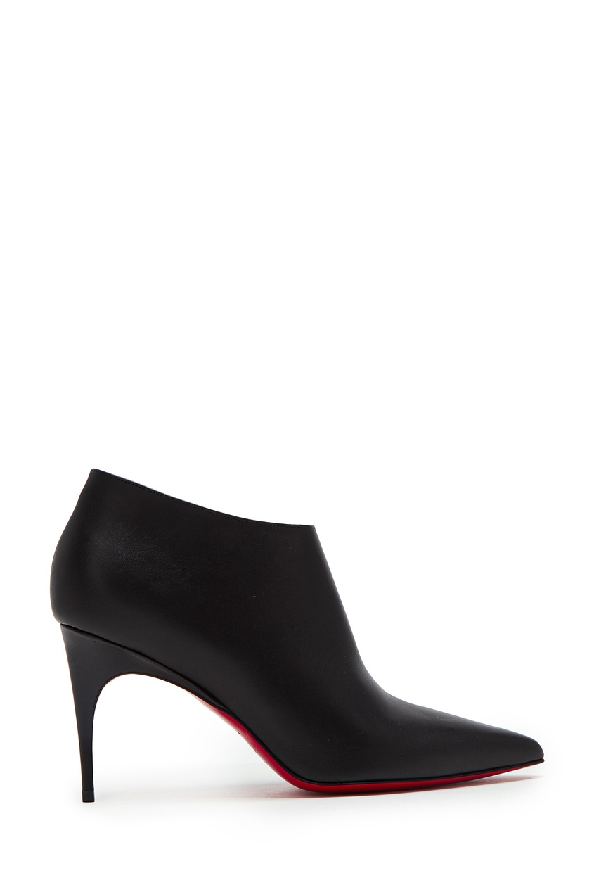 фото Черные кожаные ботильоны Gorgona 85 Christian louboutin