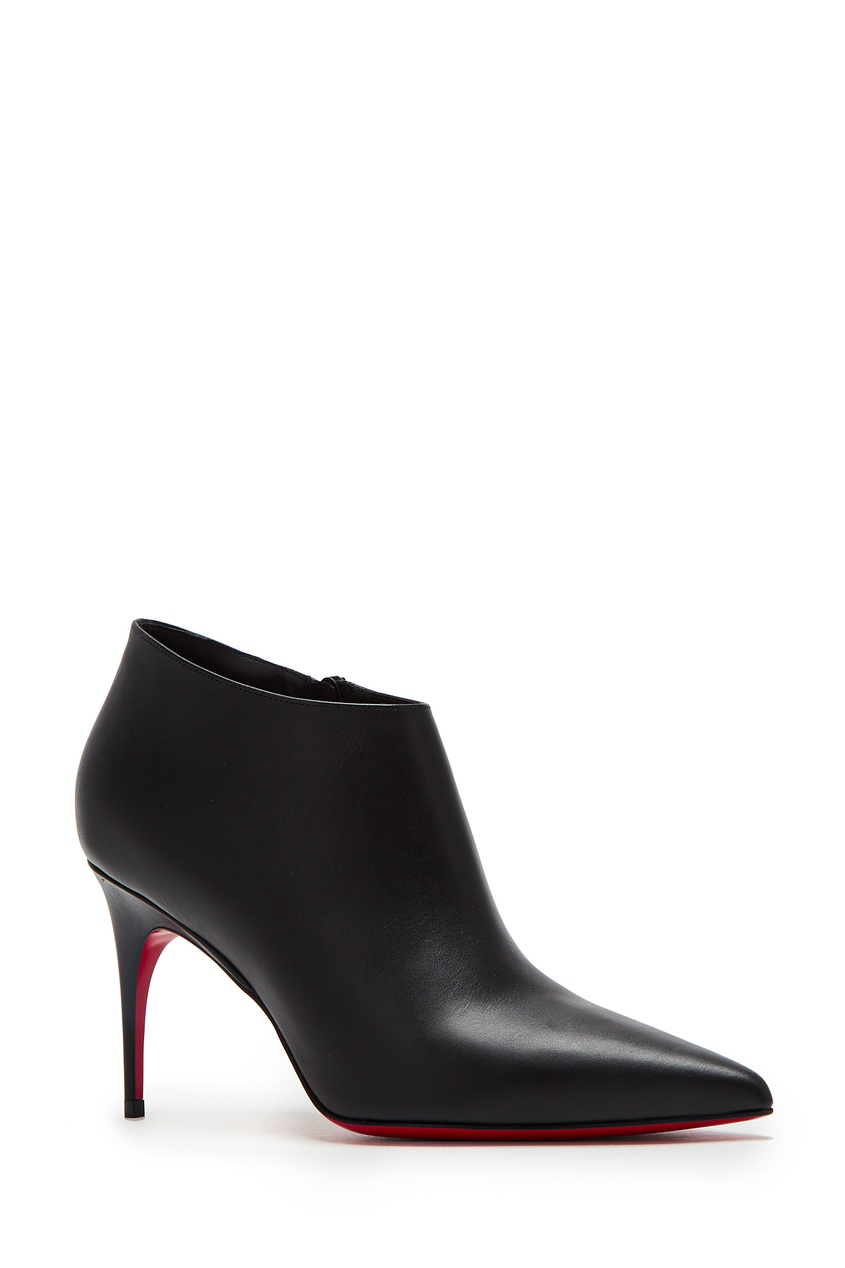 фото Черные кожаные ботильоны Gorgona 85 Christian louboutin