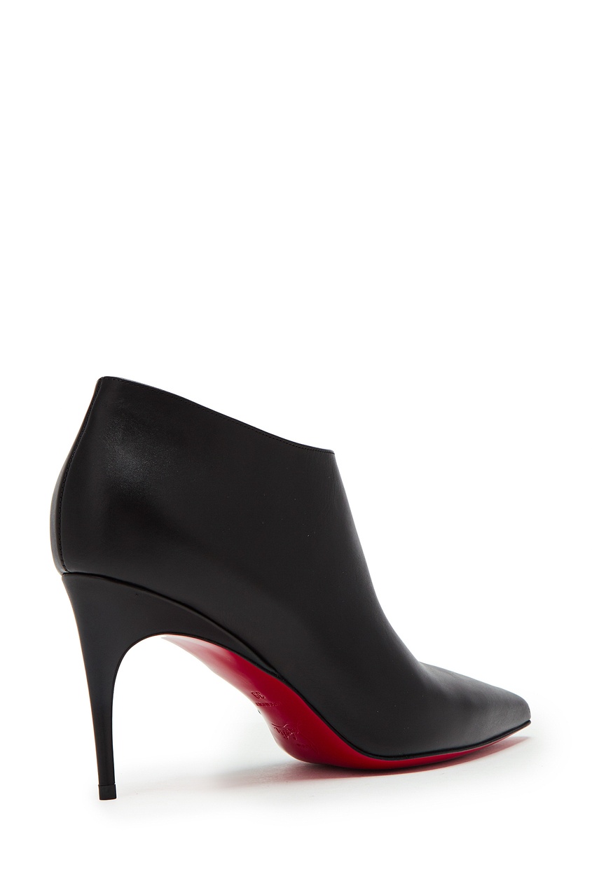 фото Черные кожаные ботильоны Gorgona 85 Christian louboutin