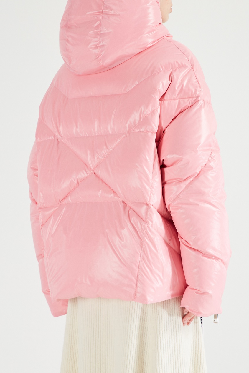 фото Розовая куртка с фирменным декором Khrisjoy