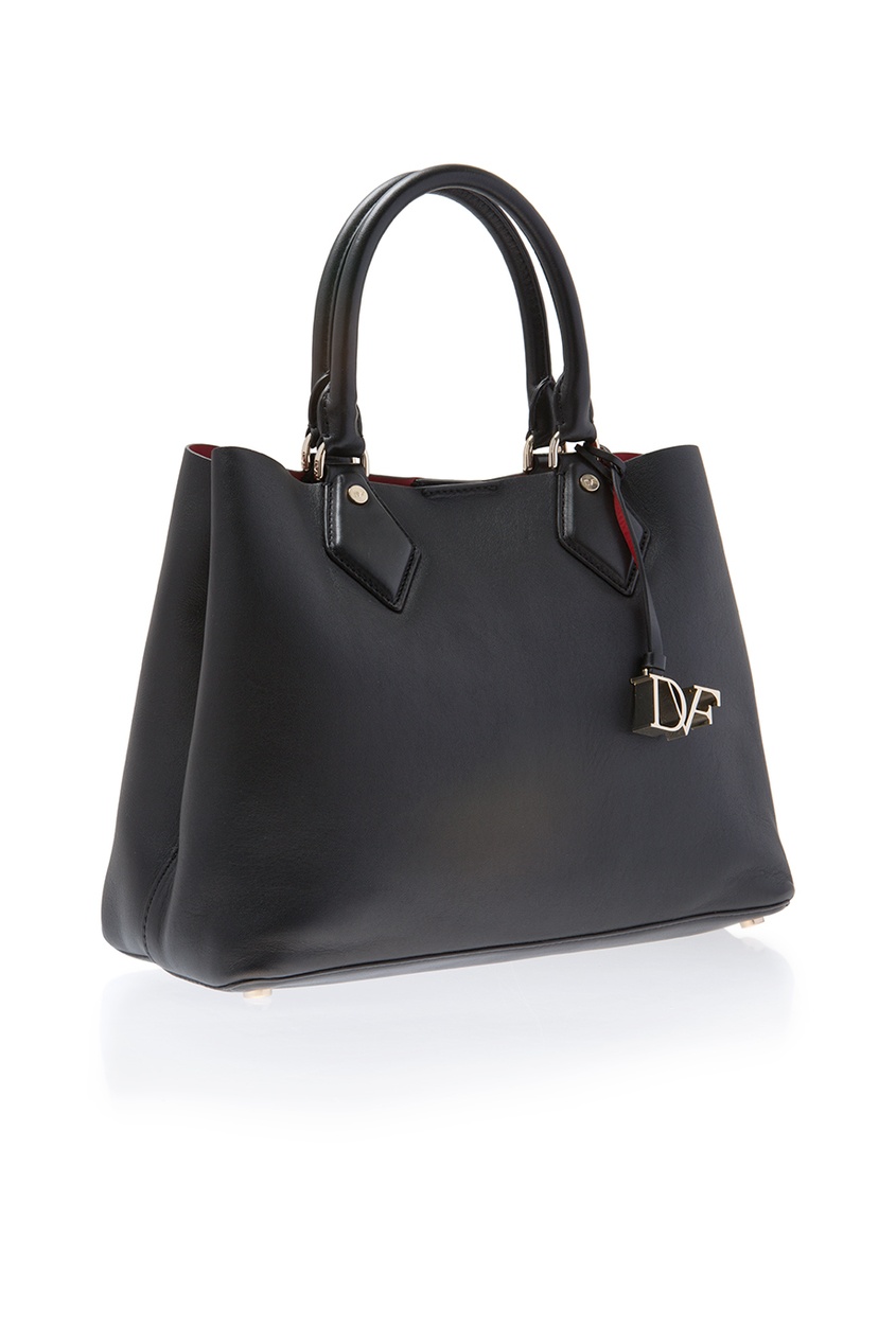 фото Кожаная сумка Voyage Small On-the-Go Carryall Diane von furstenberg