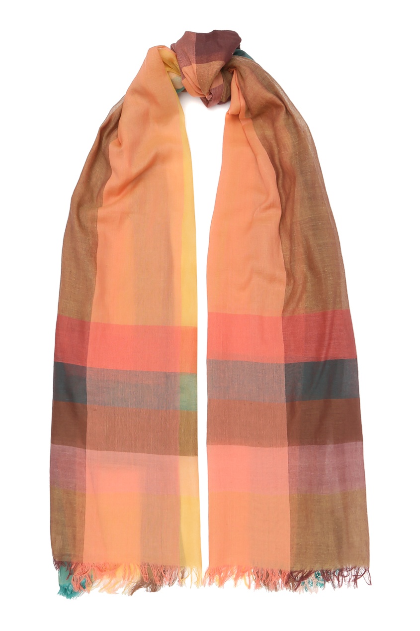 

Шарф из хлопка с узором, Multicolor