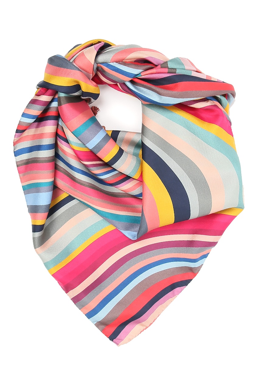 

Шелковый платок в полоску, Multicolor