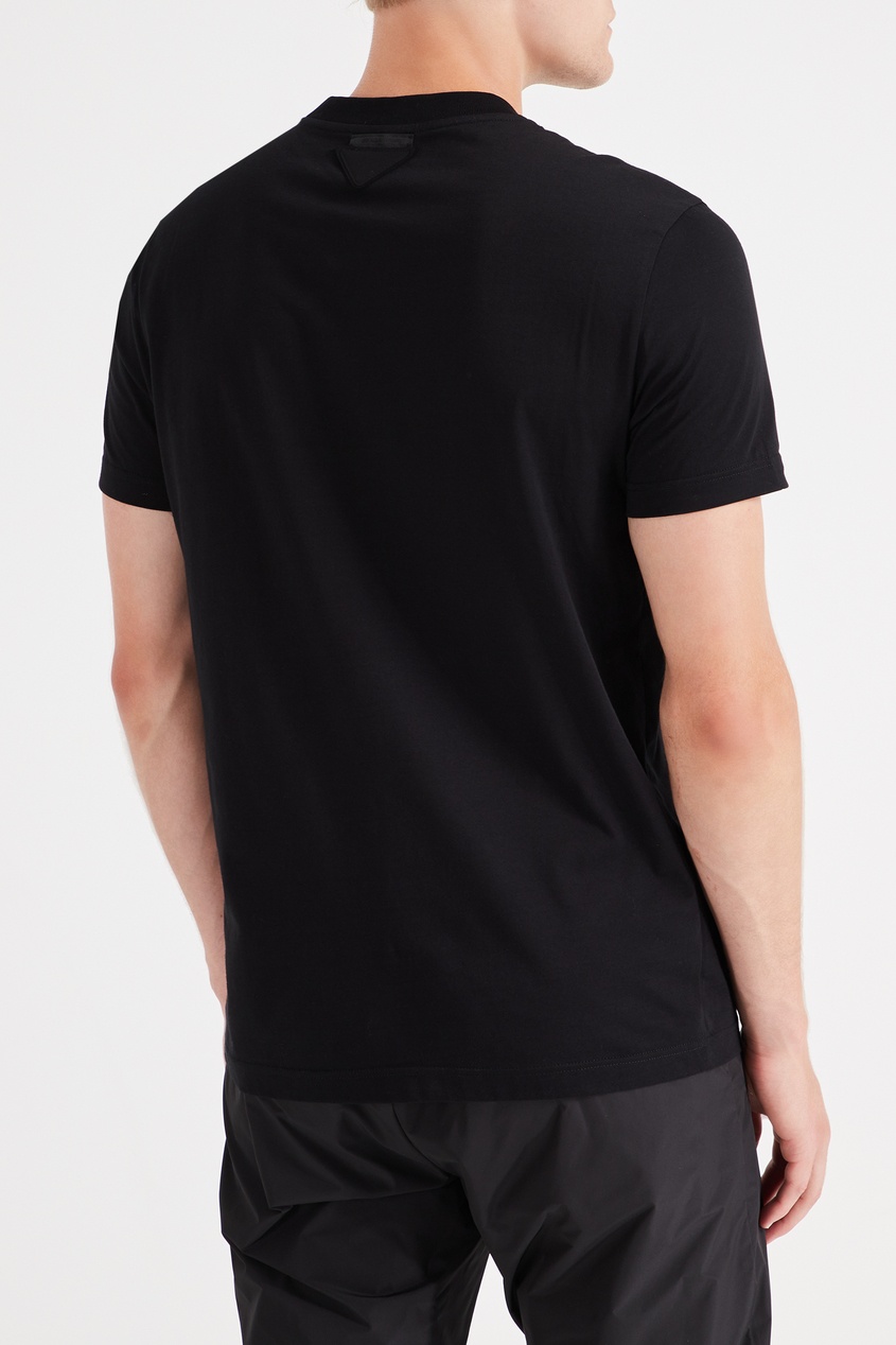 фото Набор из трех черных футболок prada