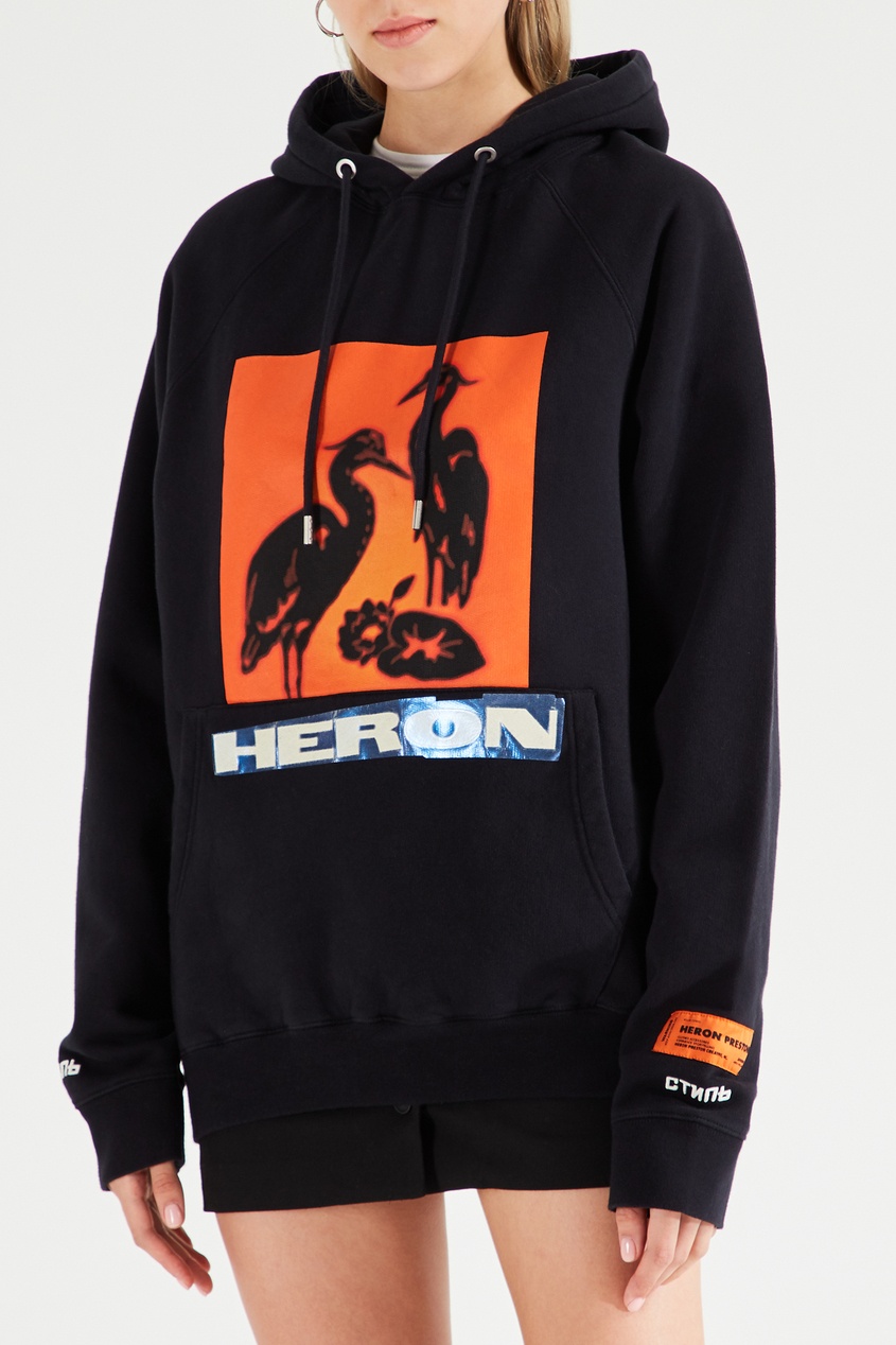 фото Худи с птицами и надписью Heron Heron preston