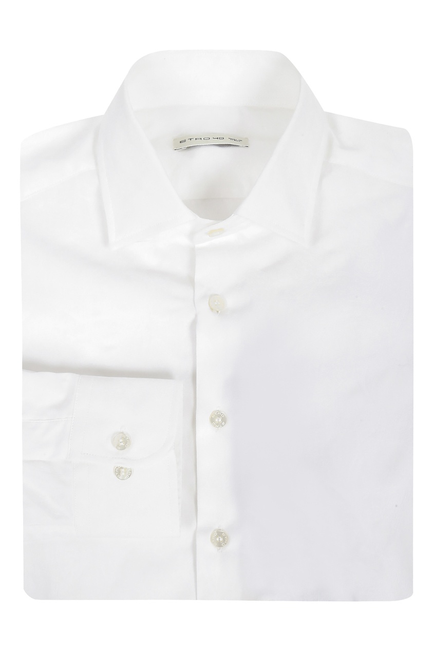 фото Белая рубашка с узором пейсли Etro