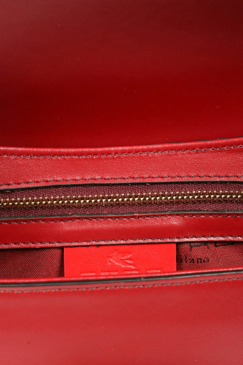 фото Красная сумка-кроссбоди с логотипом Etro
