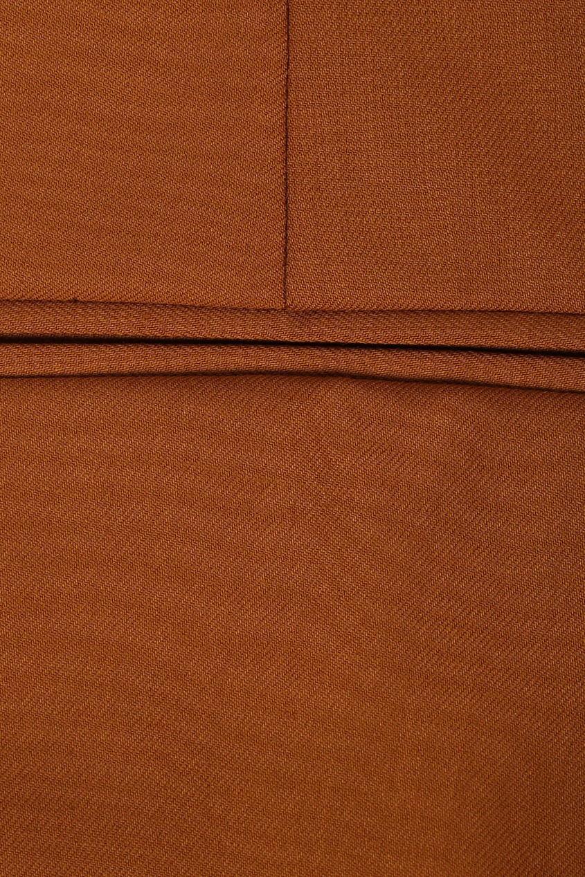 фото Терракотовые брюки с подворотами Etro
