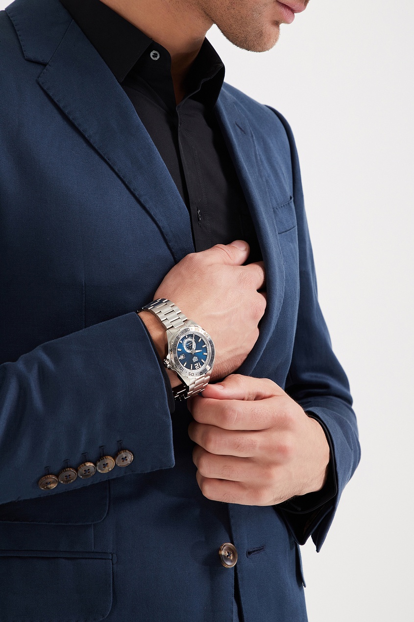 фото Formula 1 calibre 6 автоматические мужские часы с синим циферблатом tag heuer