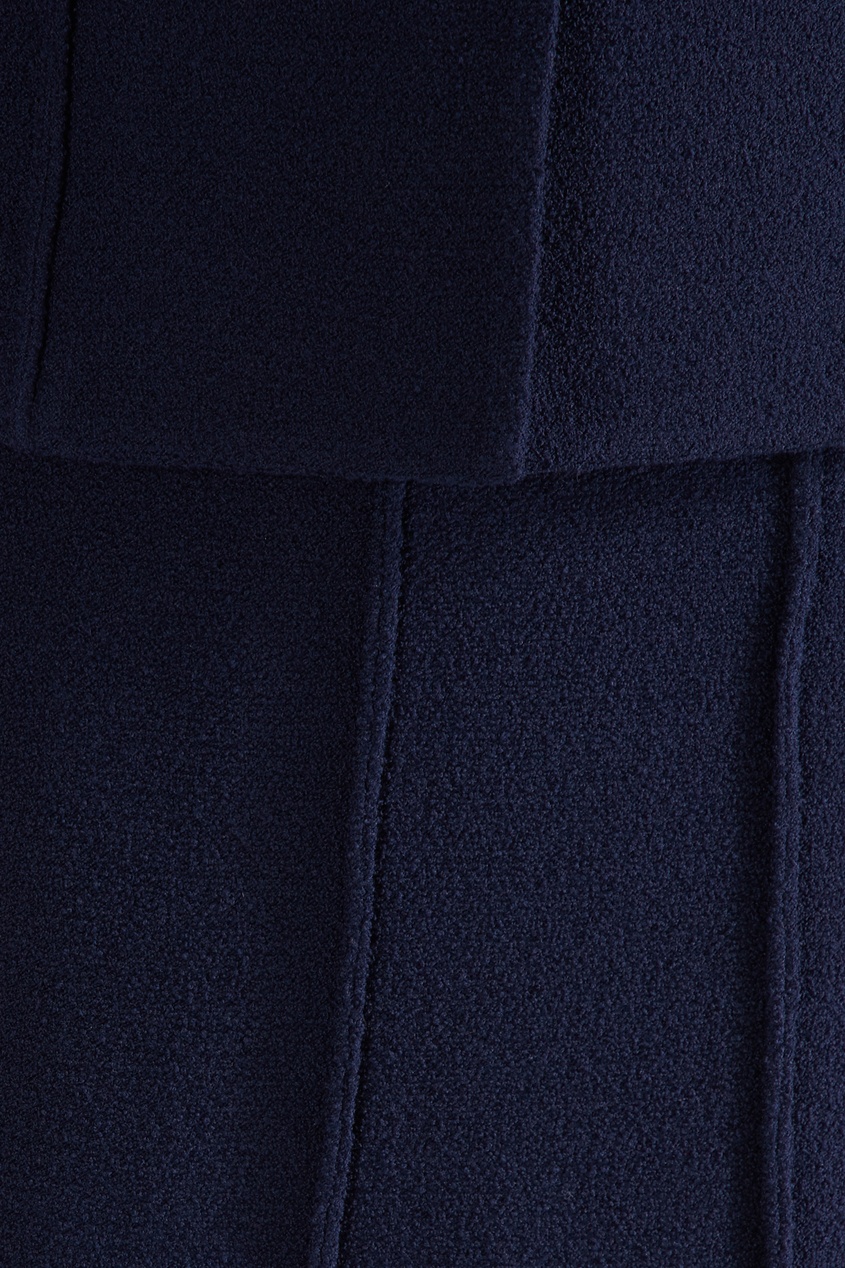 фото Синяя юбка с рельефными швами st. john