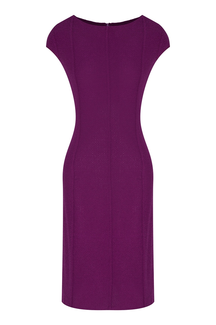 фото Фиолетовое платье с рельефными швами st. john