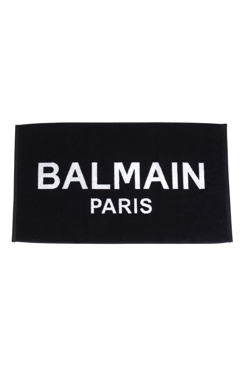 фото Limited edition spa towel черное махровое полотенце balmain paris hair couture
