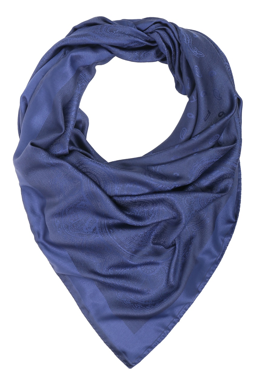 фото Синий платок из шерсти Etro