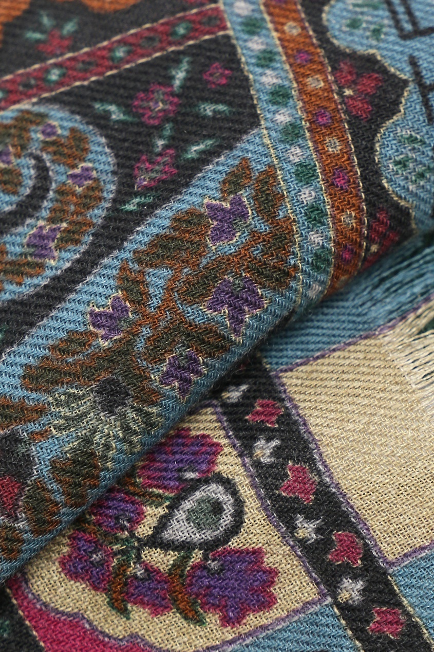 фото Разноцветный шарф с узором Etro
