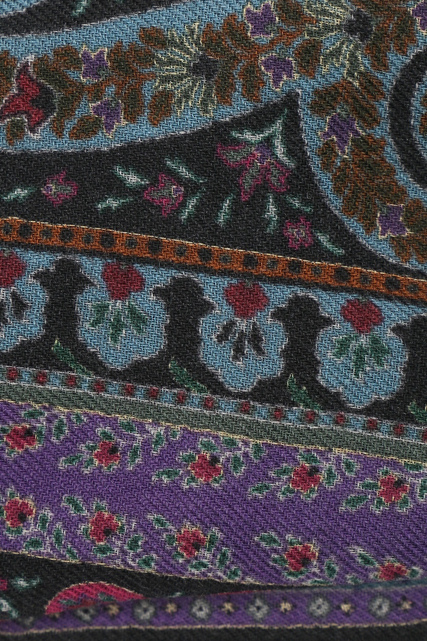 фото Разноцветный шарф с узором Etro