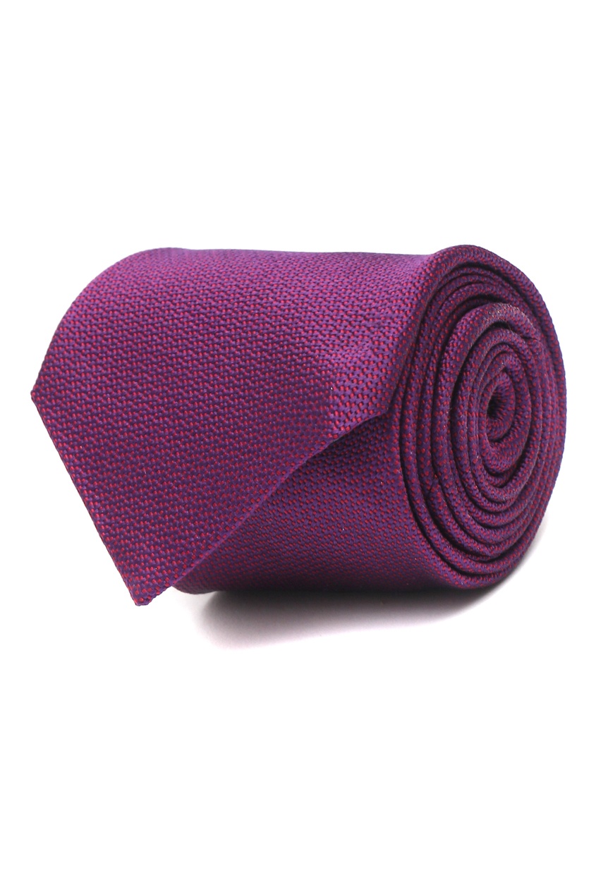 фото Бордовый шелковый галстук Etro