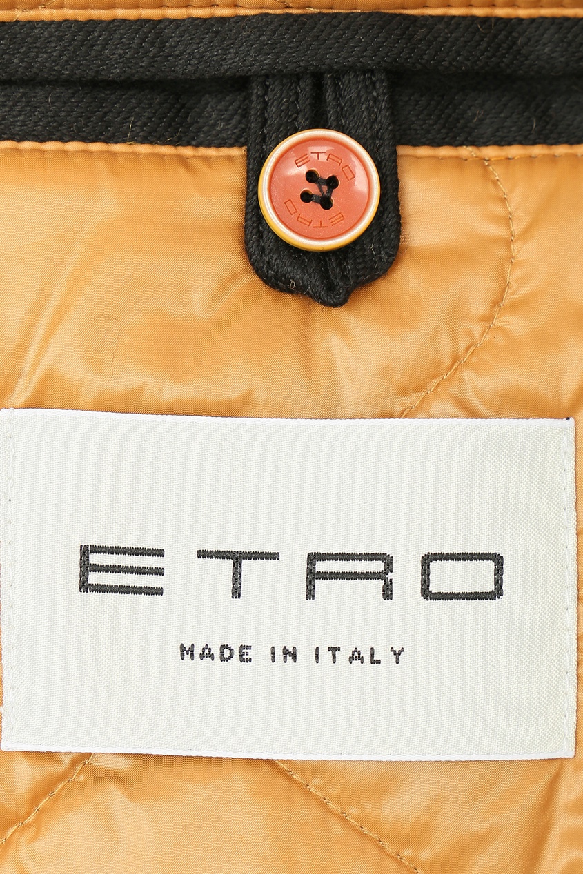 фото Черный бомбер с вышивкой Etro