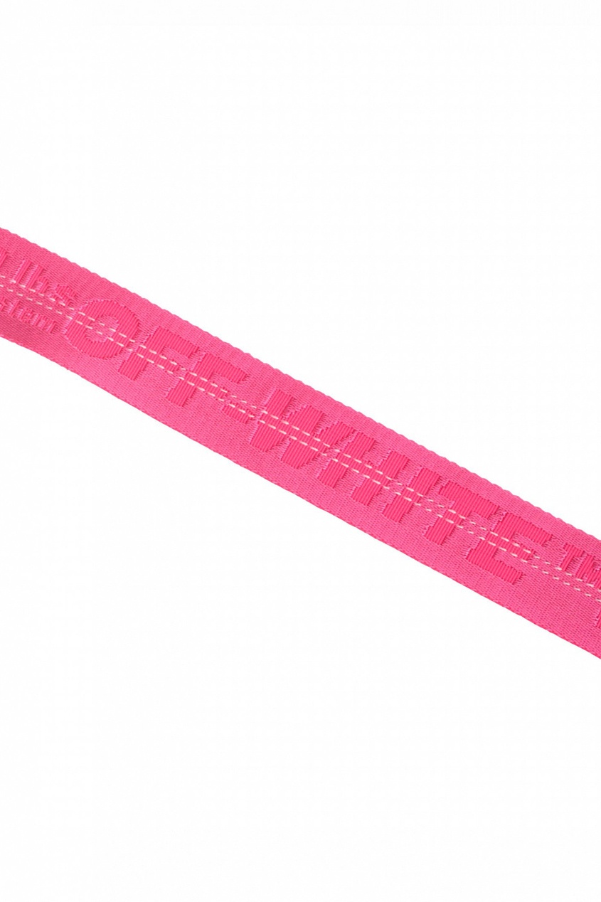 фото Розовый текстильный ремень с отделкой Off-white