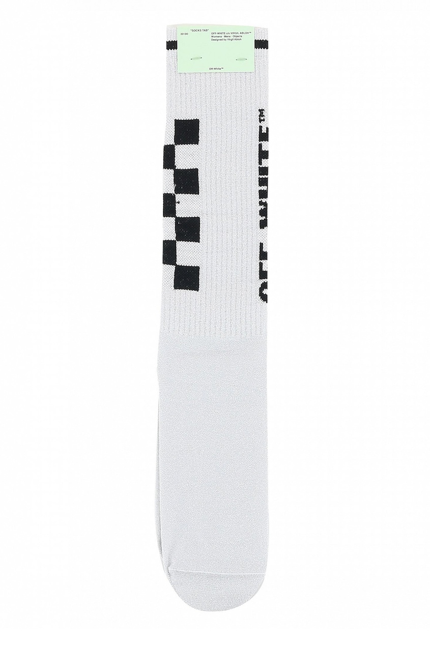 фото Белые носки с логотипом Off-white