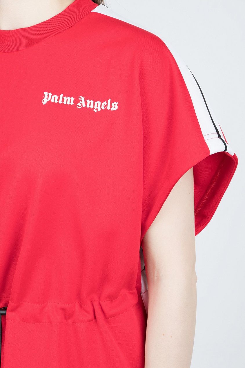 фото Красное платье-футболка palm angels