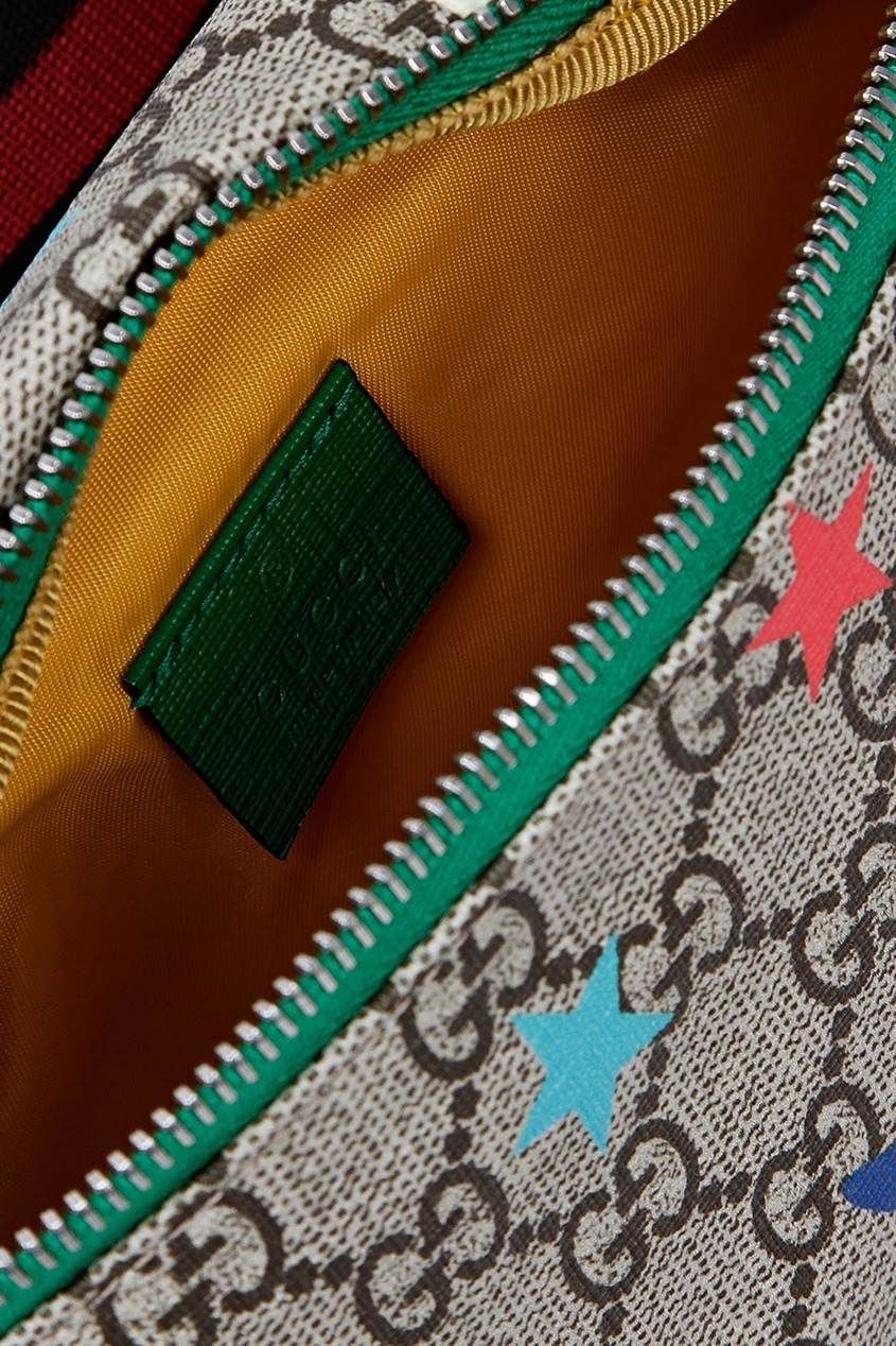 фото Поясная сумка с принтом gucci