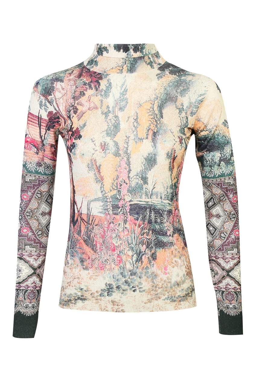 

Водолазка с графичным рисунком, Multicolor